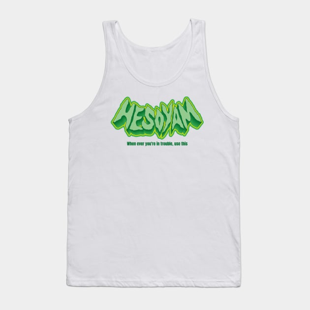 Hesoyam Cheat code word lettering art Tank Top by idbihevier